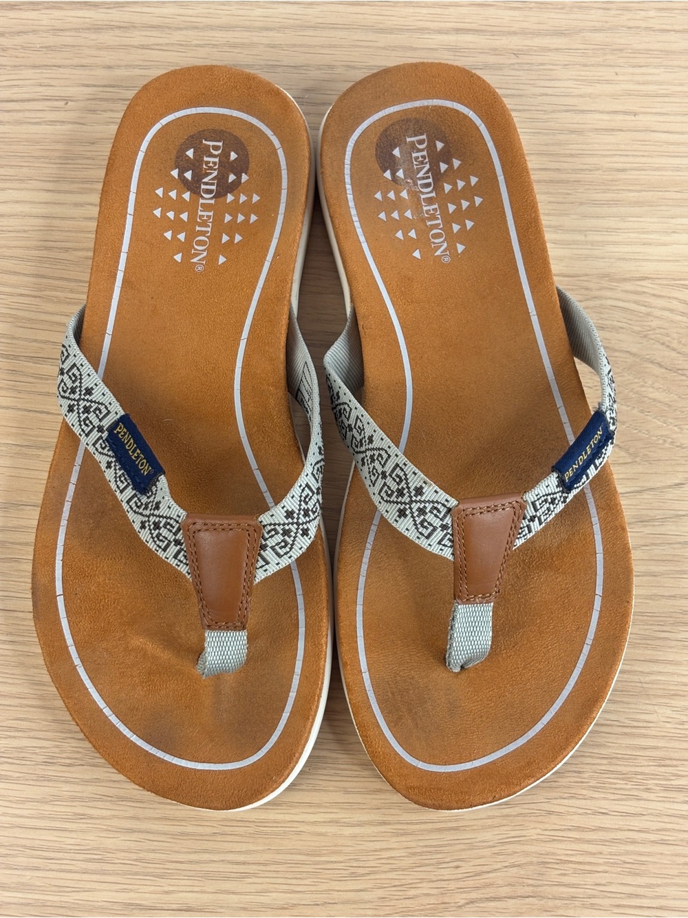 Pendleton Agate Beach Westerly Majolica Sandals Woman’s 7